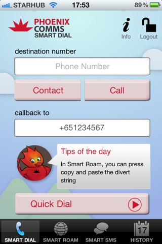Phoenix PostPaid SmartDial screenshot 2