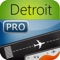 Detroit Airport Pro (DTW) Flight Tracker Wayne County
