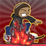 Dual Gravity Fire Skate-r Free Falls