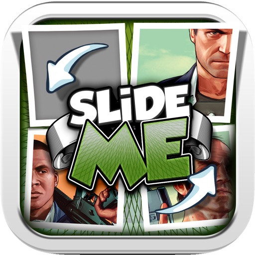 Slide Me Puzzle : Picture GTA Tiles Quiz Games For Adult icon