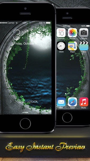 Elegant Gothic Beauty Retina Wallpaper and Themes Free IOS 7(圖3)-速報App