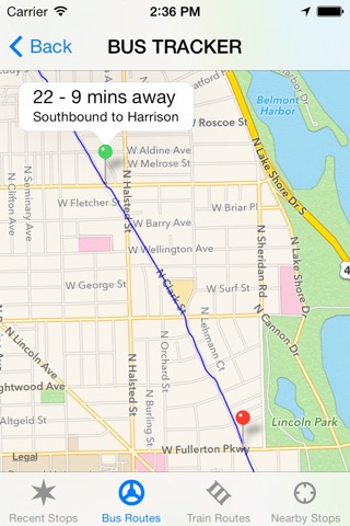 ChiTransit: CTA Bus and Train Tracker for Chicago screenshot 3