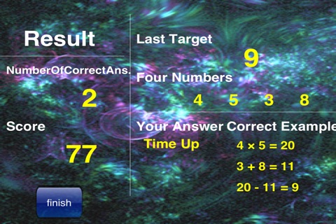Brain Training - Four Numbers screenshot 4