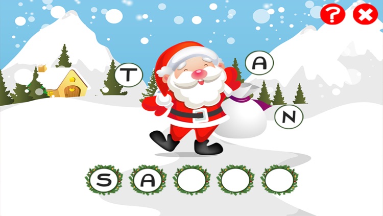 ABC Christmas games for children: Train your English spell-ing skills with Santa and the Xmas gang