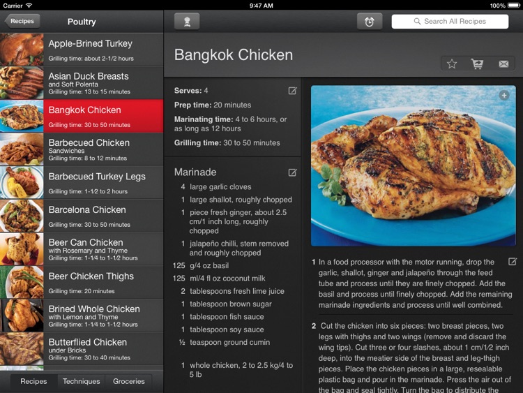 Weber’s On the Grill™ for iPad