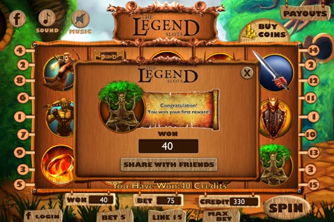 TheLegend Slot screenshot 3