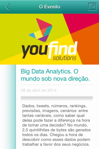 YouFind Solutions – Evento Big Data screenshot 3