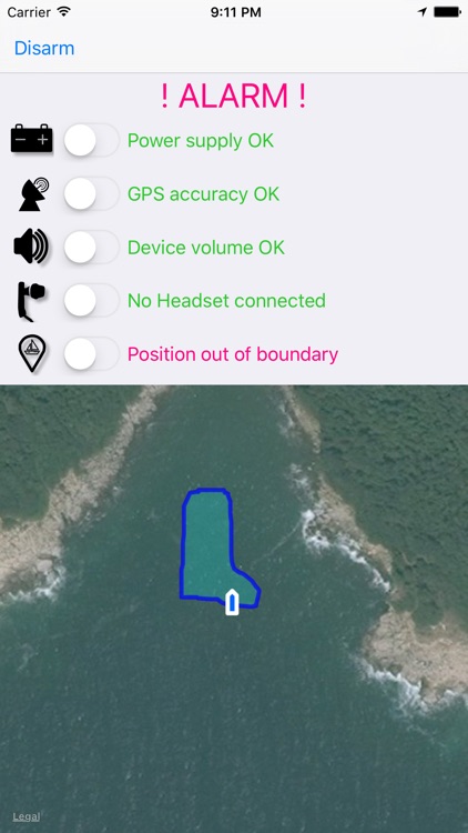 Anchor Alarm - Anchor watch for sailor / yachtsman screenshot-0