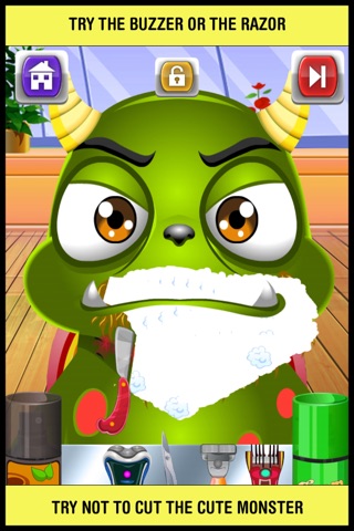 Baby Monster Shave & Makeover Salon - crazy little skin hair doctor shaving spa games for kids screenshot 2