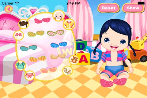 cute baby dressup - toddler games screenshot 2