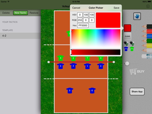 Volleyball Tactics Board(圖5)-速報App