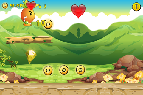 Fruit Running & Jumping Race - Sweet & Juicy Jungle Racing Free screenshot 2