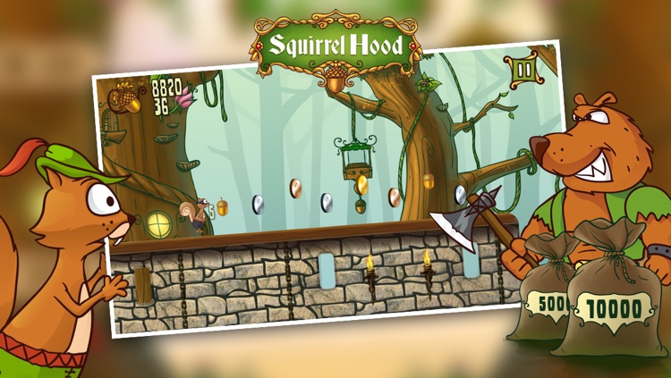 Squirrel Hood - Sherwood Forest Jump Game screenshot-3