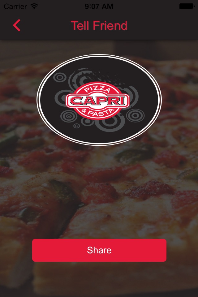 Capri Pizza Pasta screenshot 3
