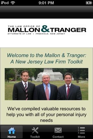 Mallon & Tranger Law screenshot 2