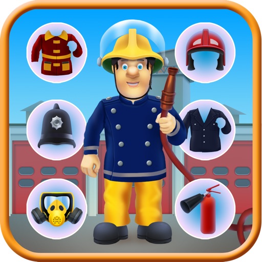 Fun Policeman / Fireman Dressing up Game for Kids Icon