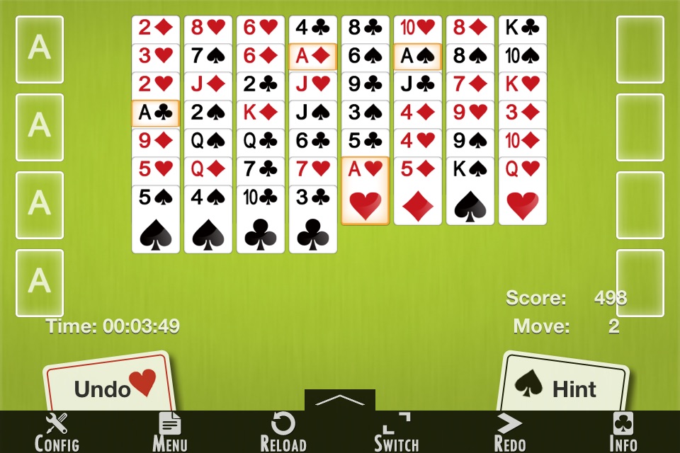 ⊲Freecell :) screenshot 4