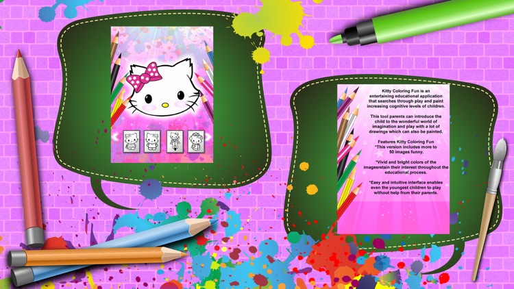 Kitty Coloring Funny