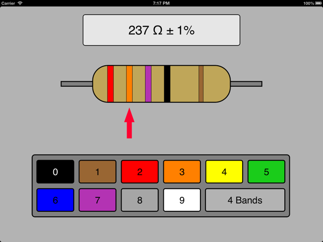 ‎Resistor CAL Ω Screenshot