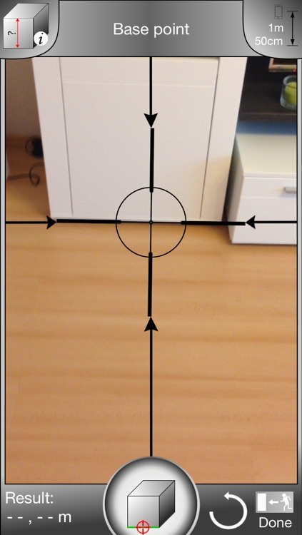 CamMeasure - Your tape measure for traveling and at home! With a few clicks you known every height, width, distance or area.