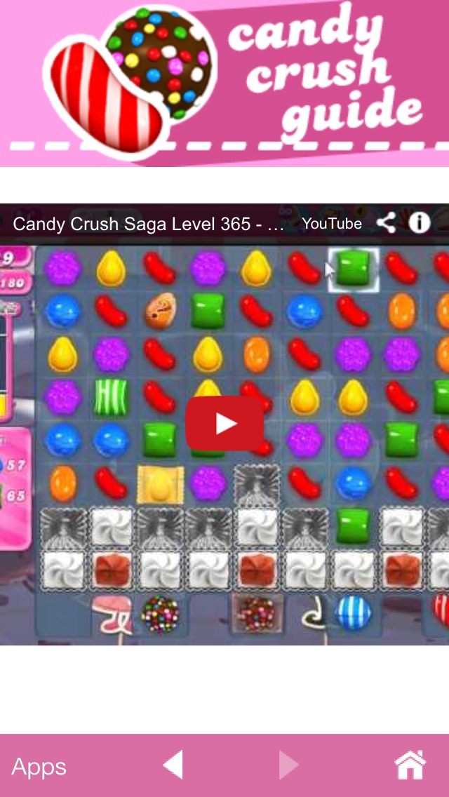 GUIDE FOR CANDY CRUSH 1.1 IOS GAME GIẢI TRÍ GUIDE FOR CANDY CRUSH 1.1 IOS