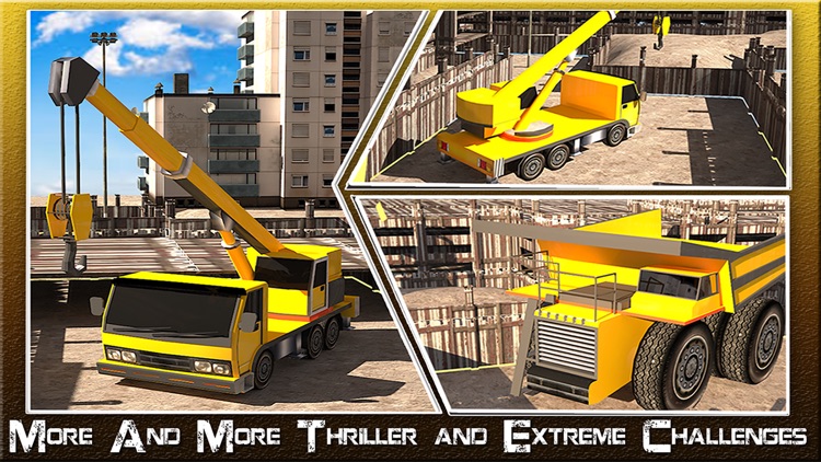 Construction Truck Simulator: Extreme Addicting 3D Driving Test for Heavy Monster Vehicle In City screenshot-3
