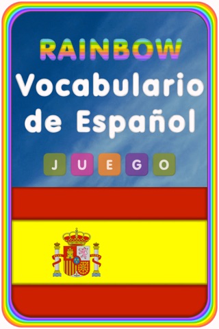 Rainbow Spanish Vocabulary Game screenshot 2