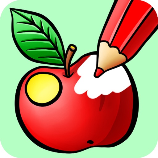 Fruits Coloring Game iOS App