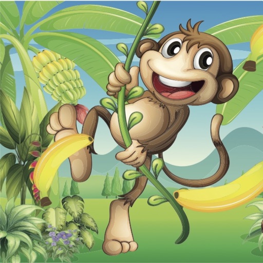 Mega Monkey Jungle Run - Banana Tree Jumping World Free Icon