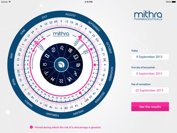 Mithra Pregnancy Disk