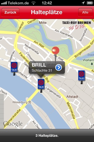 Taxi Bremen screenshot 2