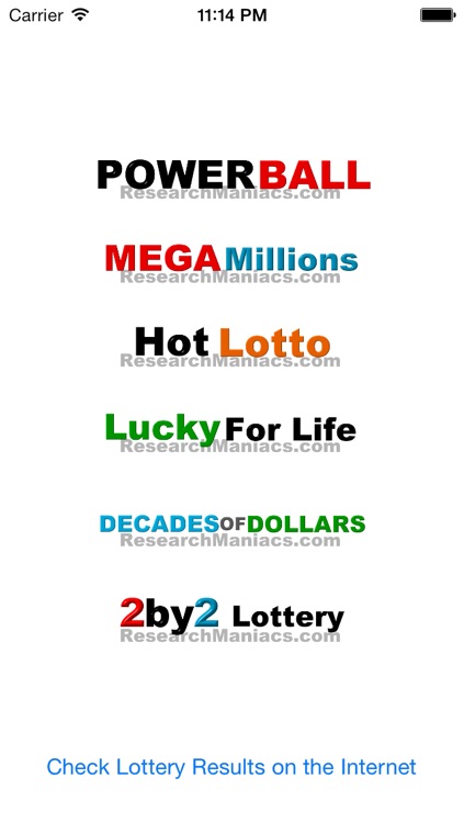 Lottery Numbers