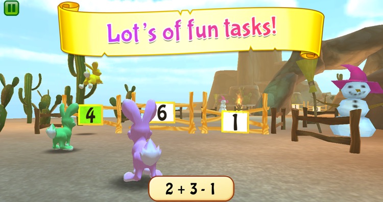 Bunny Math Race FREE screenshot-4