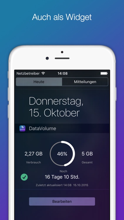 DataVolume - Der Datenverbrauch und Datenvolumen Experte