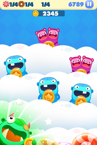 Candy Monster Tap - Candy Monster Grabbing, fast paced,coin collect,tapping,super fun free game! screenshot 3