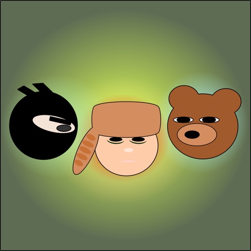 Ninja, Hunter, Bear Icon