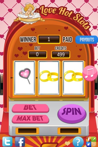 Love Hot Slots – Free slot machines game to test your love luck for Valentine’s Day screenshot 4