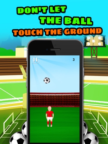 Keepie Uppie for iPad - Head Soccer Championship screenshot 2