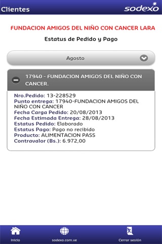 Sodexo Clientes screenshot 4