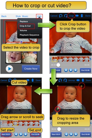 Video Album - Frame Video, Join Video, Crop Video, Rotate Video screenshot 3