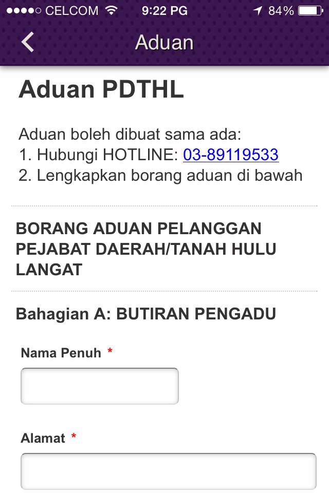 Pejabat Daerah Tanah Hulu Langat screenshot 3