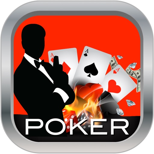 A Secret Agent Poker - FREE 6-in-1 Vegas Style Video Poker icon