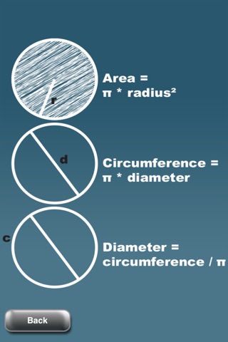 Circle Calculator Radius Area screenshot 4