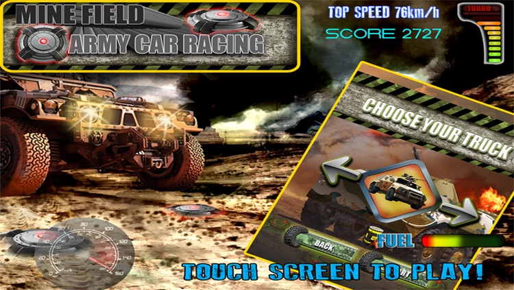 Mine Field Army Car Racing Pro