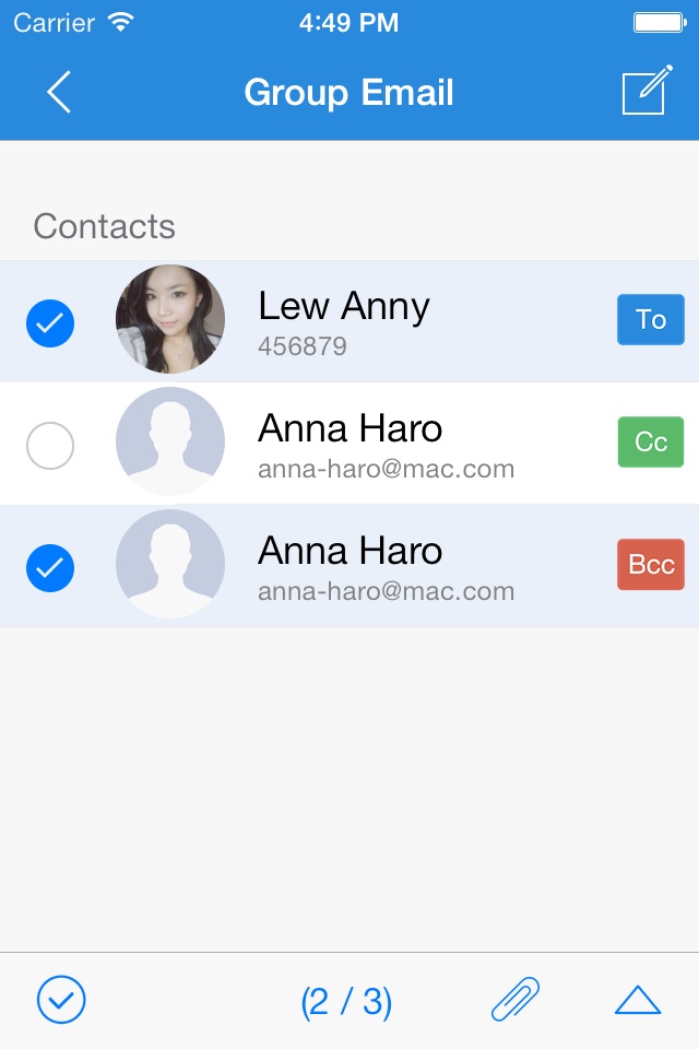 Group Text Free －Send SMS,iMessage,Email Message In Batches Fast screenshot 3