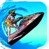 A Tropical Jet Ski Water Boat Race Game - Free Version