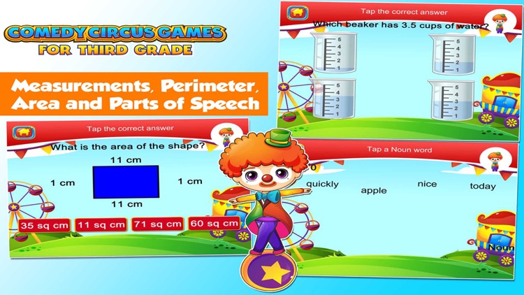 Third Grade Games with the Circus School Edition