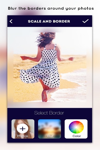 Blur Border - Blur Background Effect and No Crop Photo Editor for Instagram screenshot 4