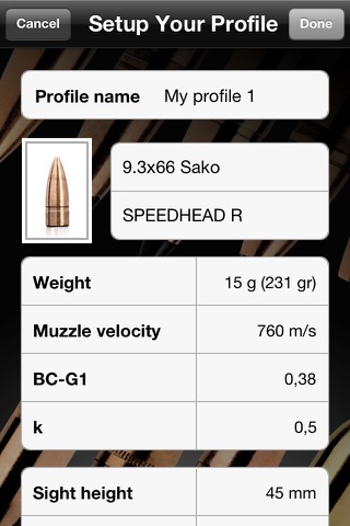 Sako Mobile Ballistics screenshot 4
