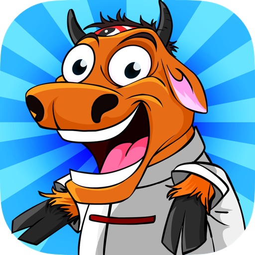 Kung Fu Cow – Run, Jump and Dash with Clumsy Sensei Goat and Nick Piggy icon